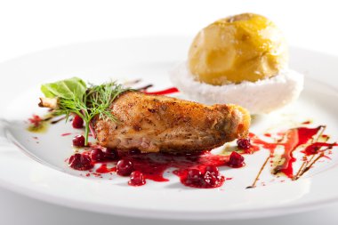 Ördek bacak ile Komposto elma