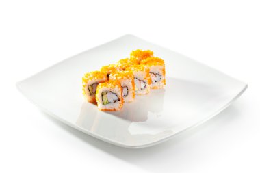 Tobiko suşi Roll