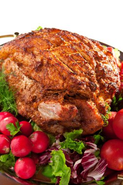 Tazelik sebze ile pişmiş et