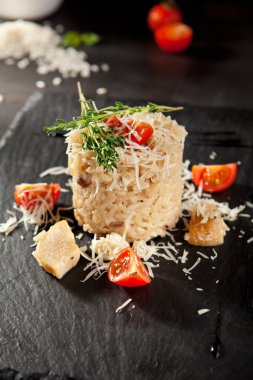 Gurme mantarlı Risotto
