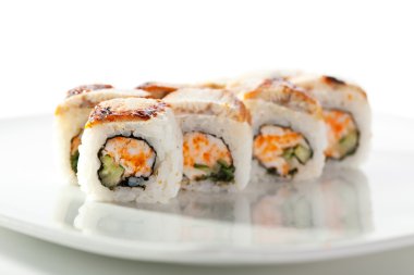 Yengeç eti ile rulo