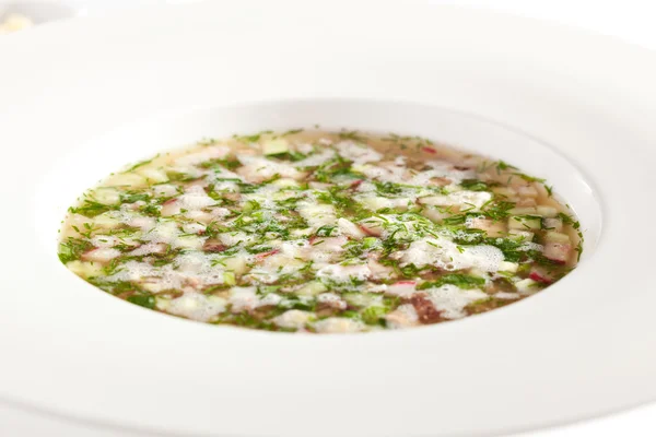 Sopa fría con verduras — Foto de Stock