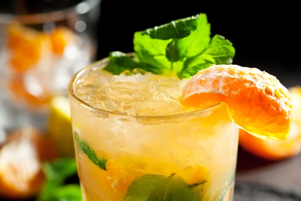 Tangerine Mojito Cocktail — Stock Photo, Image