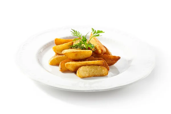 Roasted Potatoes Garnished with Parsley — Stock Photo, Image