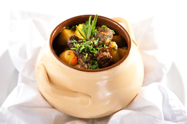 Beef Stew Pot — Stock Photo, Image