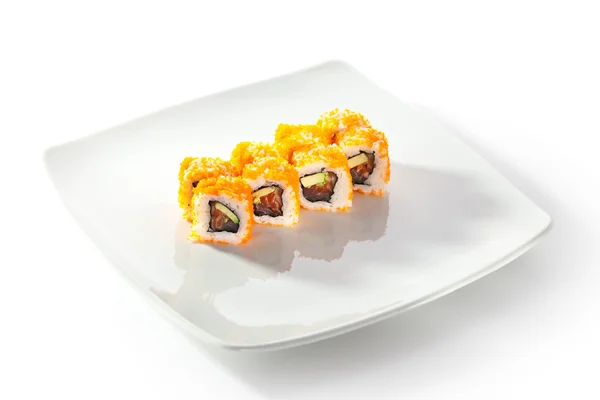 Roll with Masago — Stock Photo, Image