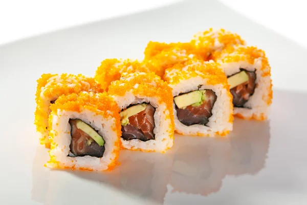 Roll with Masago — Stock Photo, Image