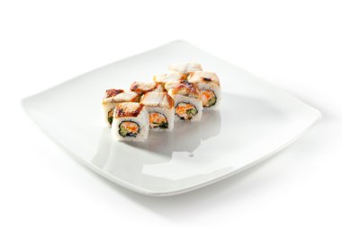 Yengeç eti ile rulo