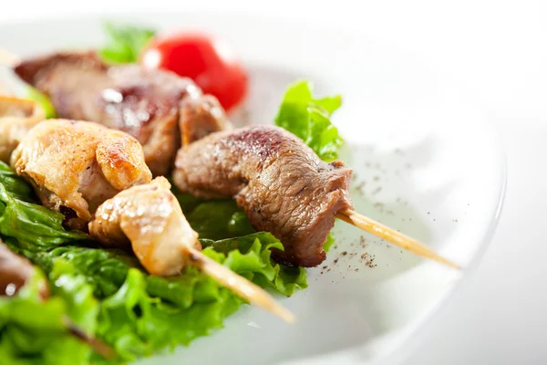 Asian Style Skewered Food — Stock Photo, Image