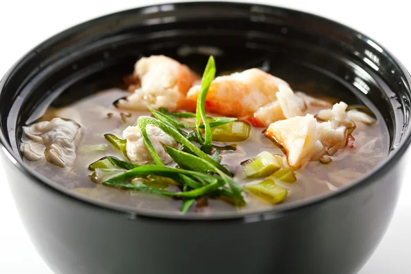 Sopa de cangrejo y huevo — Foto de Stock