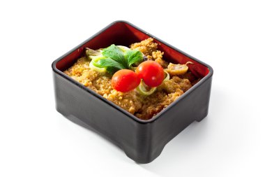 Asya tarzı domuz pirzolası tava