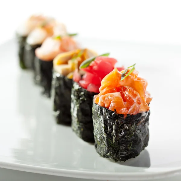 Gunkan Sushi Set — Stock Photo, Image