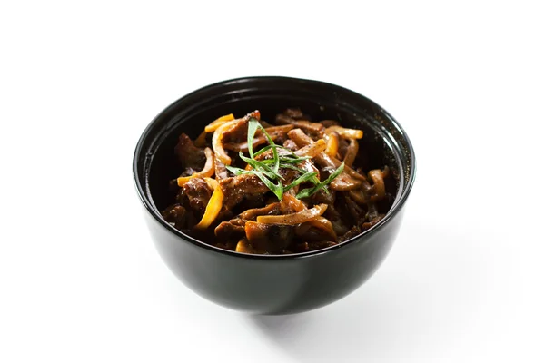 Beef with Mushroom Bowl — Stock Photo, Image