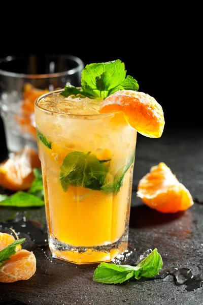 Tangerine Mojito Cocktail — Stock Photo, Image