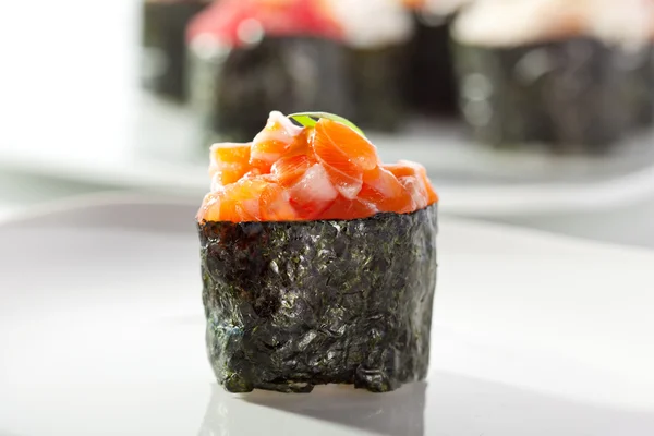 Gunkan Sushi Roll — Stock Photo, Image