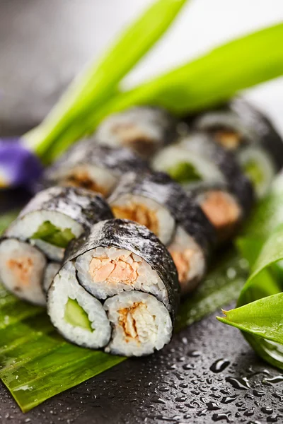 Rotolo di Sushi di Yin Yang — Foto Stock