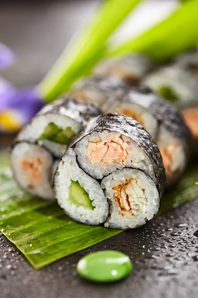 Yin Yang Sushi Roll — Fotografia de Stock
