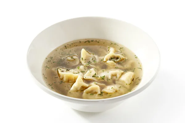 Zuppa di gnocchi Ciotola — Foto Stock