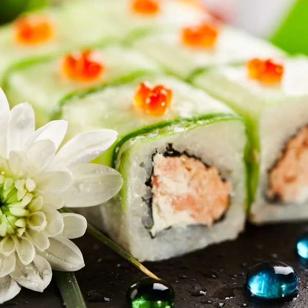 Rotolo di sushi maki — Foto Stock