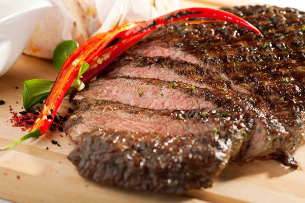 Steak de flanc grillé — Photo