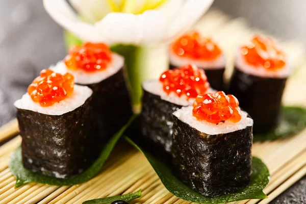 Ikura Sushi Roll — Foto de Stock