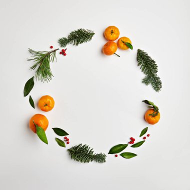 Noel yuvarlak çerçevesi 