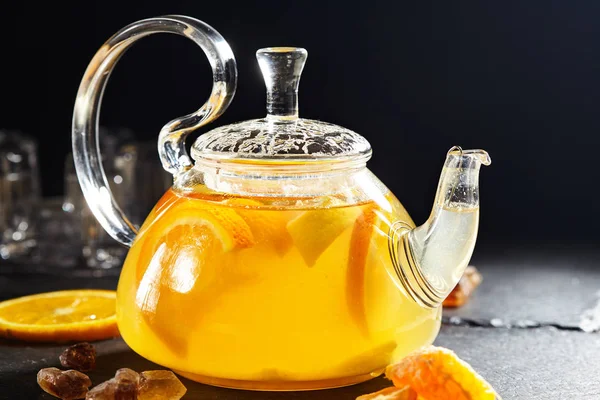 Mandarine Ingwer Tee — Stockfoto