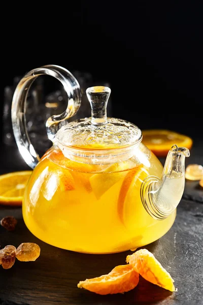 Mandarine Ingwer Tee — Stockfoto