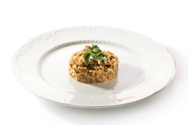 Maydanoz ile giyinmiş buğday