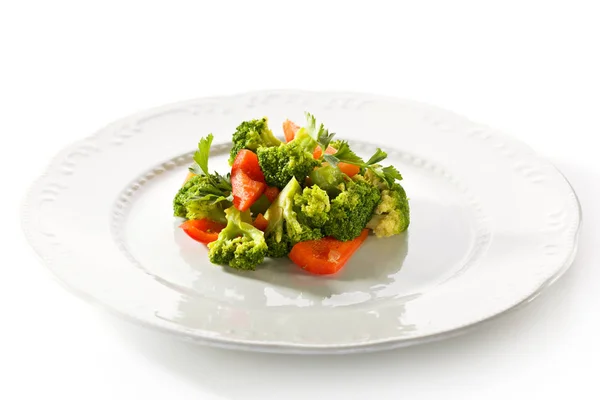 Broccoli and Bell Pepper Salad — Stock Photo, Image