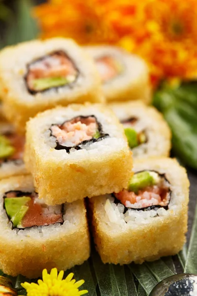 Rotolo di sushi Tempura Maki — Foto Stock