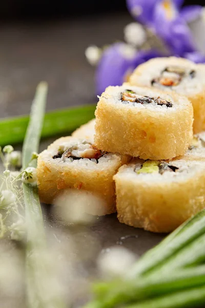 Tempura Maki Sushi Roll — Stok fotoğraf