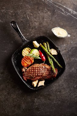 Izgara şerit biftek