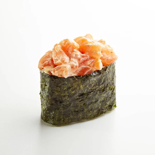 Salmon Seaweed Gunkan — Stock Photo, Image