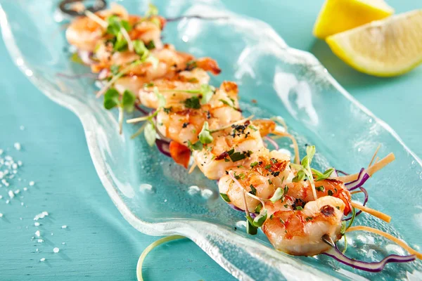 Delicioso langostino tigre — Foto de Stock