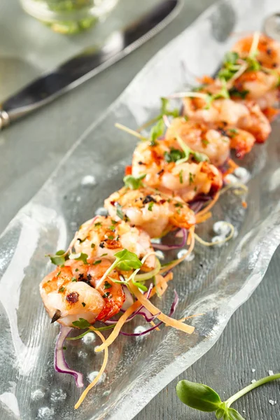 Delicioso langostino tigre — Foto de Stock