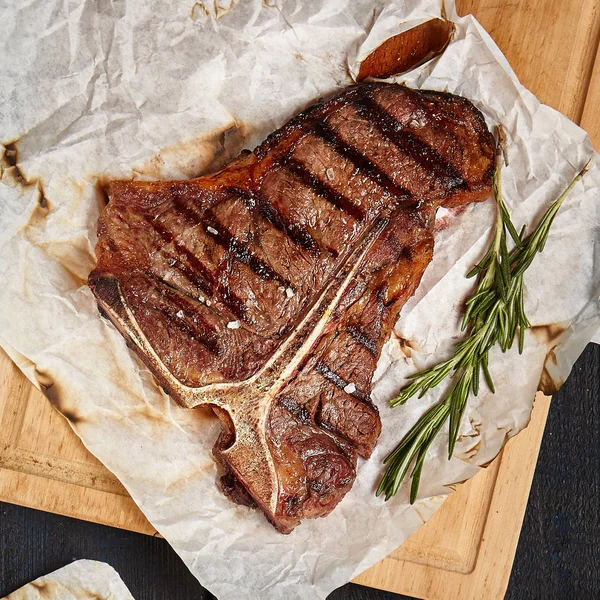 Bife de carne jantar — Fotografia de Stock