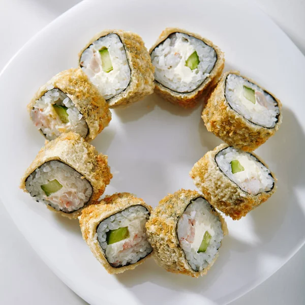Rotolo di sushi Tempura — Foto Stock