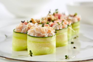 Restoranda nefis Asya menü