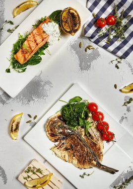 Somon Steak ve ızgara Dorado