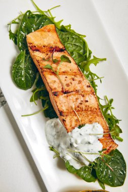 Somon biftek ızgara