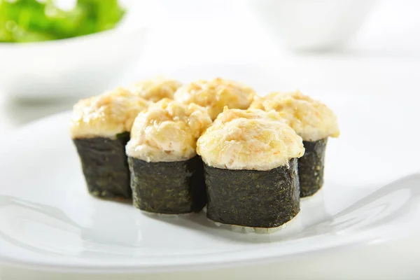 Hete sushi roll — Stockfoto