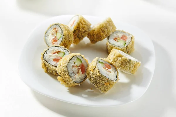 Rotolo di sushi Tempura — Foto Stock