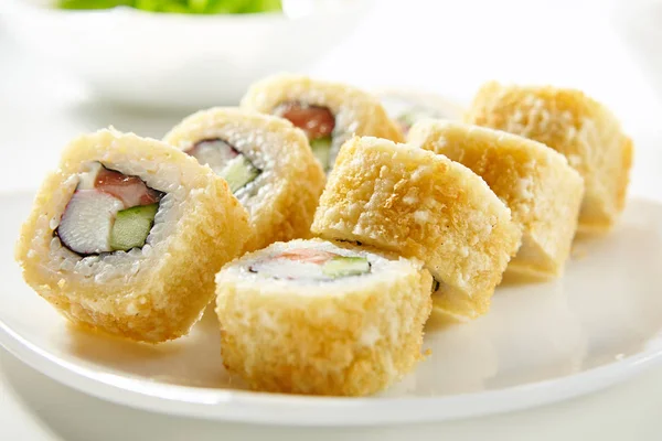 Rotolo di sushi Tempura — Foto Stock