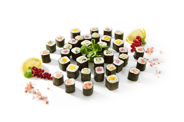 Japanese Sushi Rolls Set — Stock Photo, Image