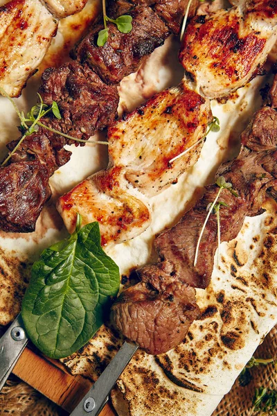 Varios shish kebab — Foto de Stock
