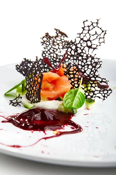 Specialties of the luxury restaurant — Stock Photo, Image
