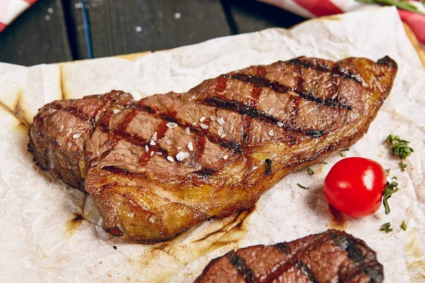 BBQ marhahús steak — Stock Fotó