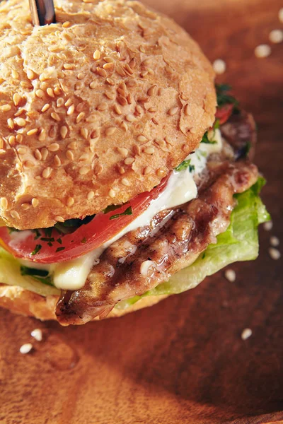 Tasty Fresh Burger — Stock Photo, Image