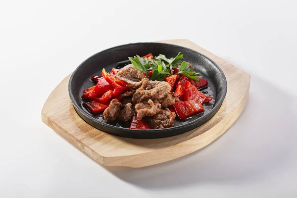 Asijské hovězí maso a zelenina — Stock fotografie